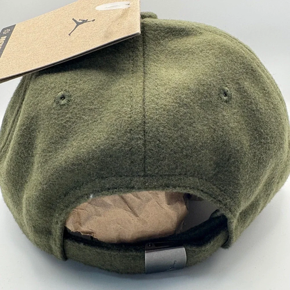 Jordan Flight Adult Unisex Olive Green Wool Blend S/M Baseball Cap New With Tags